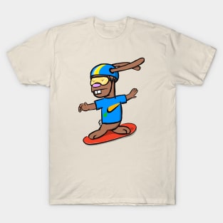 Snowboarding Bunny T-Shirt